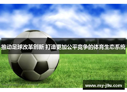 推动足球改革创新 打造更加公平竞争的体育生态系统