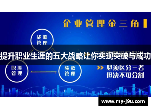 提升职业生涯的五大战略让你实现突破与成功